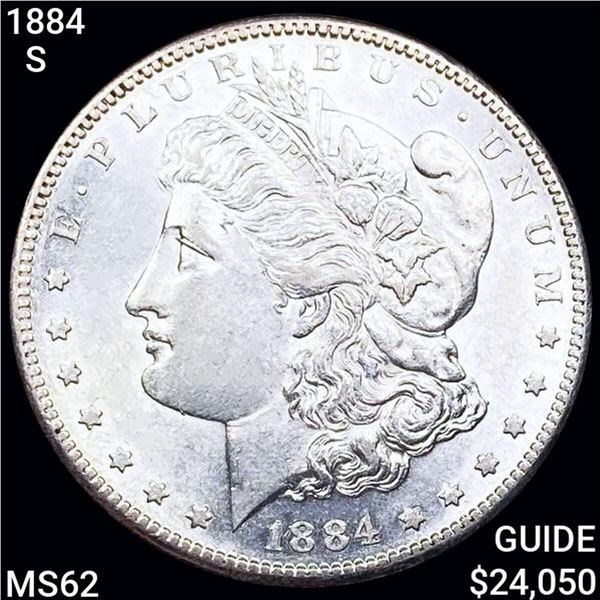 1884-S Morgan Silver Dollar UNCIRCULATED