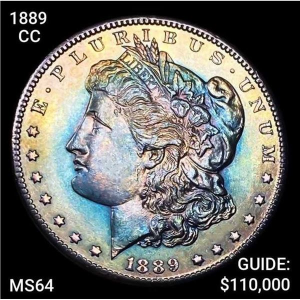 1889-CC Morgan Silver Dollar CHOICE BU