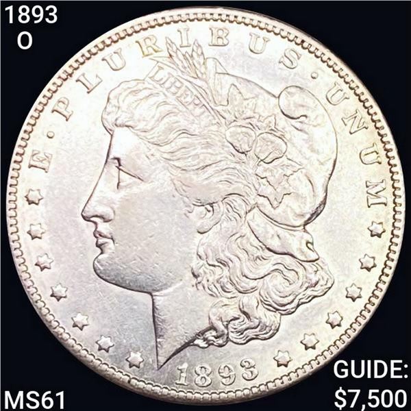 1893-O Morgan Silver Dollar UNCIRCULATED