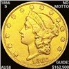 1866-S NO MOTTO $20 Gold Double Eagle CHOICE AU