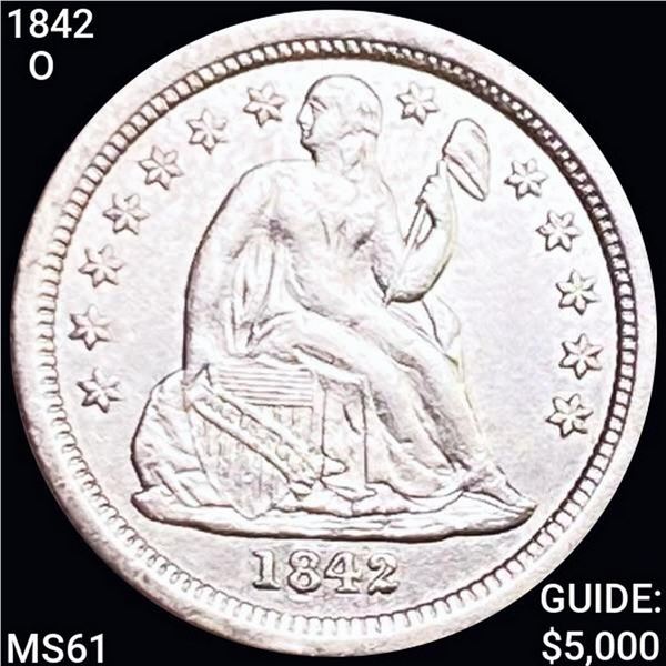 1842-O Seated Liberty Dime UNCIRCULATED