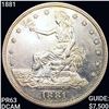 Image 1 : 1881 Silver Trade Dollar CHOICE PROOF DCAM