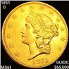 Image 1 : 1851-O $20 Gold Double Eagle UNCIRCULATED