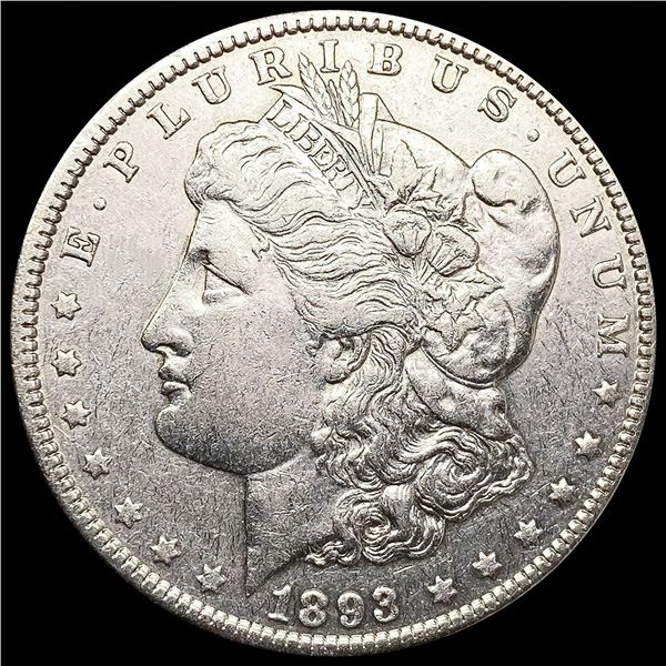 1893 Morgan Silver Dollar CLOSE UNCIRCULATED