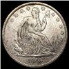 1845-O Seated Liberty Half Dollar LIGHT CIRC