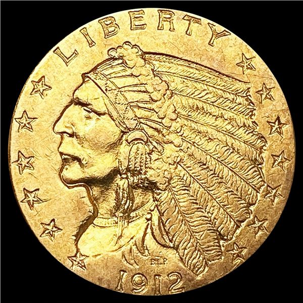 1912 $2.50 Gold Quarter Eagle UNCIRCULATED