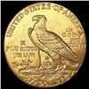 Image 2 : 1912 $2.50 Gold Quarter Eagle UNCIRCULATED