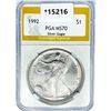 1992 American Silver Eagle PGA MS70