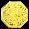 Image 2 : 1871 BG-767 Octagonal Cal. Gold Qtr CLOSE UNC
