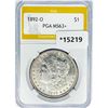 1892-O Morgan Silver Dollar PGA MS63+