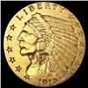 1912 $2.50 Gold Quarter Eagle CLOSE UNC