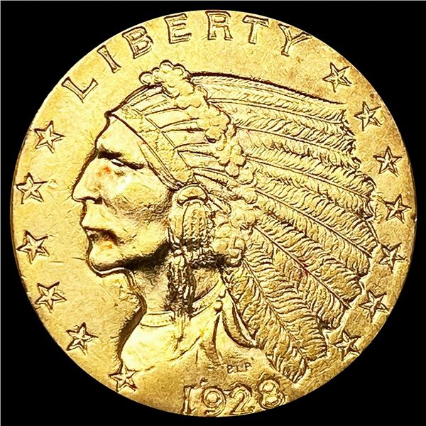 1928 $2.50 Gold Quarter Eagle CLOSE UNC