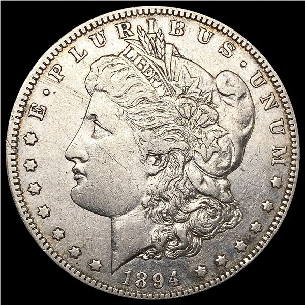 1894-S Morgan Silver Dollar NEARLY UNCIRCULATED