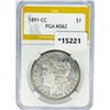 1891-CC Morgan Silver Dollar PGA MS62