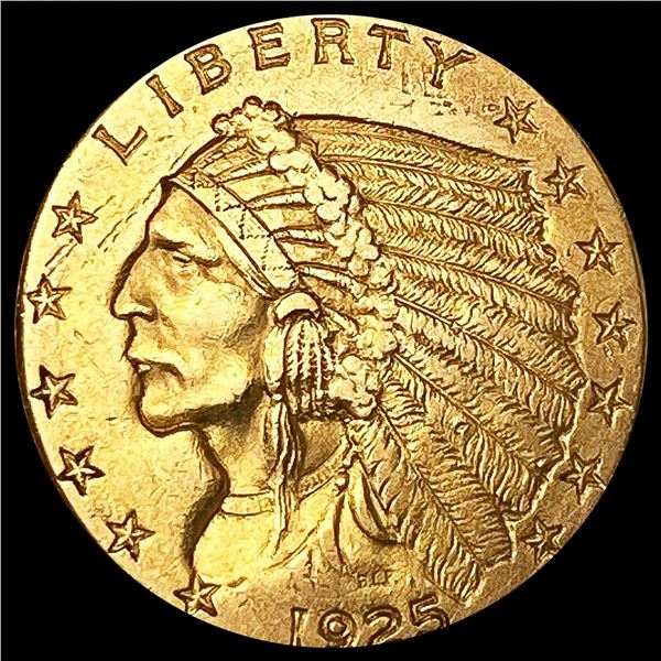 1925-D $2.50 Gold Quarter Eagle CLOSE UNC