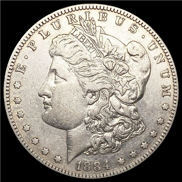 1884-S Morgan Silver Dollar NEARLY UNCIRCULATED