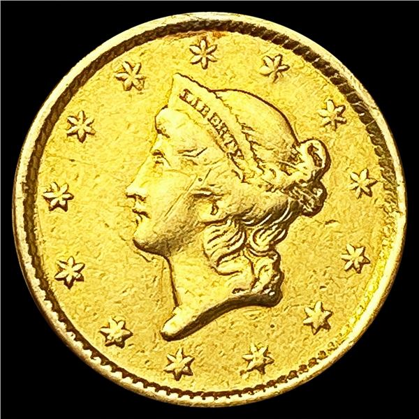 1851 Rare Gold Dollar NEARLY UNCIRCULATED