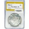 Image 1 : 1904-O Morgan Silver Dollar PGA MS63+ PL