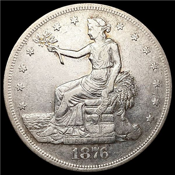 1876-S Silver Trade Dollar LIGHTLY CIRCULATED