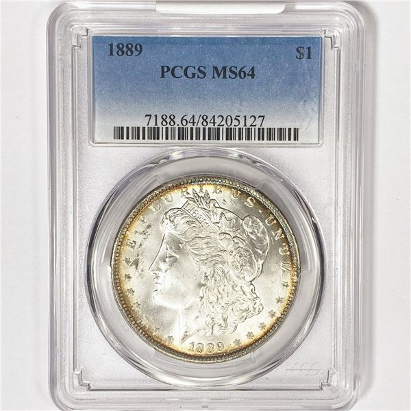 1889 Morgan Silver Dollar PCGS MS64