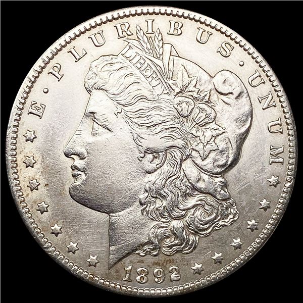 1892-CC Morgan Silver Dollar CLOSE UNCIRCULATED