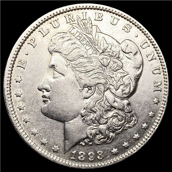 1893 Morgan Silver Dollar CLOSE UNCIRCULATED