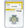 Image 1 : 1942 Jefferson Nickel PGA PR65