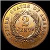 Image 2 : 1865 RD Two Cent Piece UNCIRCULATED