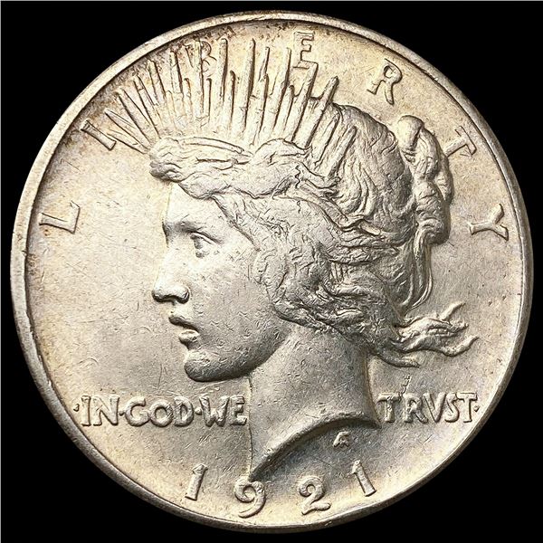 1921 Silver Peace Dollar ABOUT UNCIRCULATED