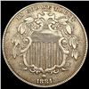 Image 1 : 1881 Shield Nickel CLOSE UNCIRCULATED