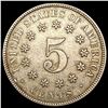 Image 2 : 1881 Shield Nickel CLOSE UNCIRCULATED