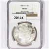 Image 1 : 1882-CC Morgan Silver Dollar NGC MS65