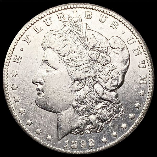 1892-CC Morgan Silver Dollar CLOSE UNCIRCULATED