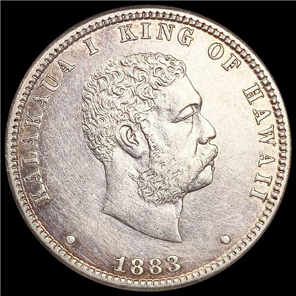 1883 Kingdom of Hawaii Quarter UNCIRCULATED