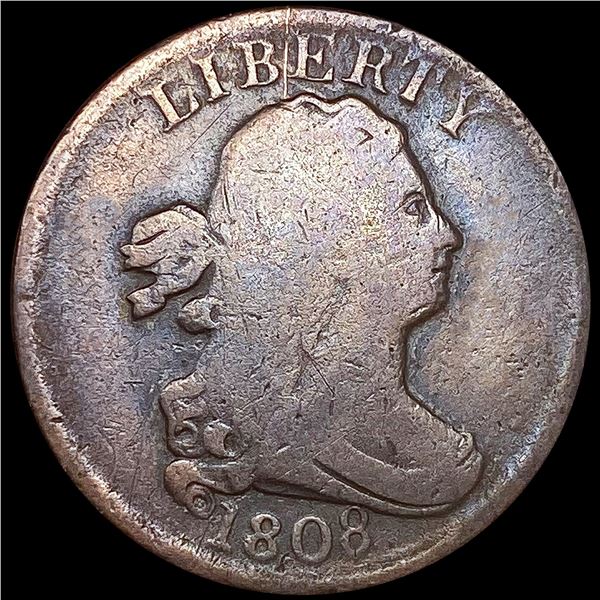 1808 Draped Bust Half Cent NICE CIRCULATED