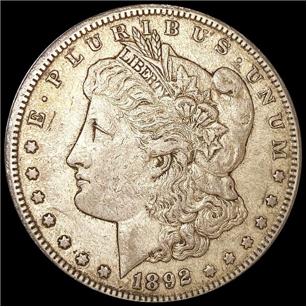 1892-CC Morgan Silver Dollar LIGHTLY CIRCULATED