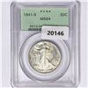 Image 1 : 1941-S Walking Liberty Half Dollar PCGS MS64