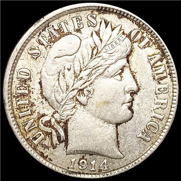 1914-D Barber Dime UNCIRCULATED