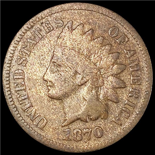 1870 Indian Head Cent LIGHTLY CIRCULATED