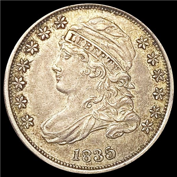 1835 Capped Bust Dime NEARLY UNCIRCULATED