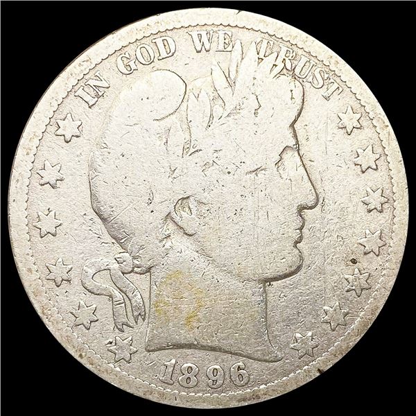 1896-S Barber Half Dollar NICE CIRCULATED