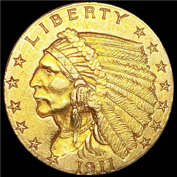 1911 $2.50 Gold Quarter Eagle UNCIRCULATED