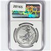 Image 2 : 2023 1oz G.B. S2Â£ NGC GEM UNC Q. Elizabeth II