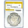Image 1 : 1878-CC Morgan Silver Dollar PGA MS65 PL