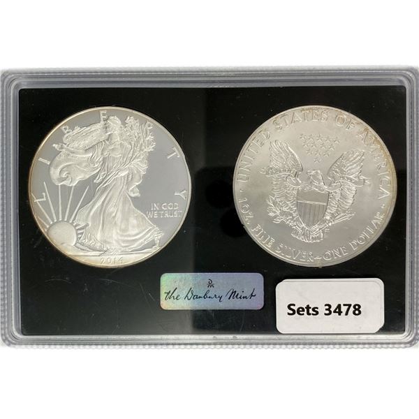 2014 & 2014-W 1oz American Silver Eagles