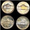 Image 2 : (4) Jefferson Nickels ((2) 1940, (2) 1941) UNCIRC