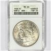 Image 1 : 1926 Silver Peace Dollar ANACS MS63 VAM-2 DDR