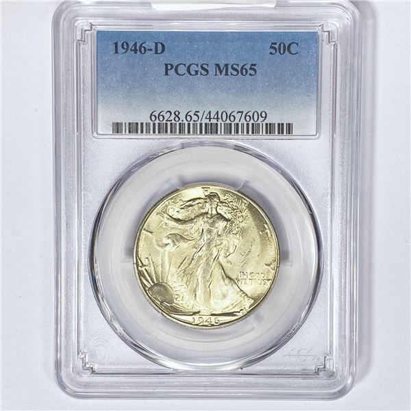 1946-D Walking Liberty Half Dollar PCGS MS65