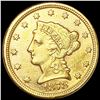 Image 1 : 1878 $2.50 Gold Quarter Eagle UNCIRCULATED