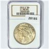Image 1 : 1927-S Silver Peace Dollar NGC MS62